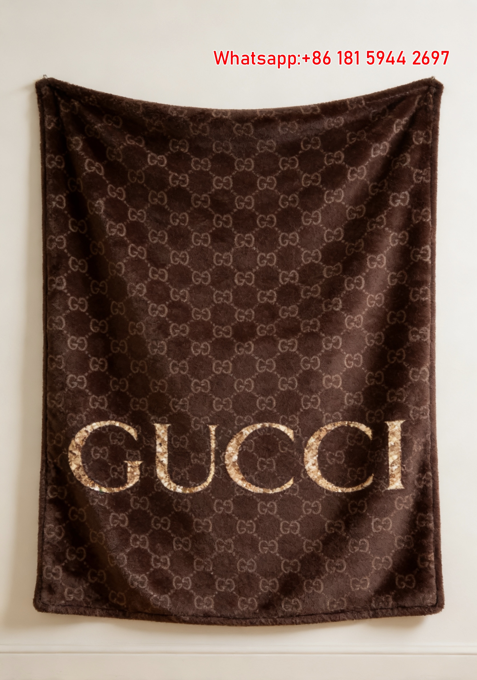 Gilded Gucci Throw blankets Gucci Monogram Tapestry IMG_2684